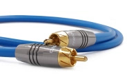 Kabel do subwoofera Melodika SBSW90 Sky Blue 1xRCA - 1xRCA 9.0m