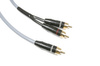 Kabel do subwoofera RCA - 2 RCA typu Y Melodika MDSWY60G 6,0m