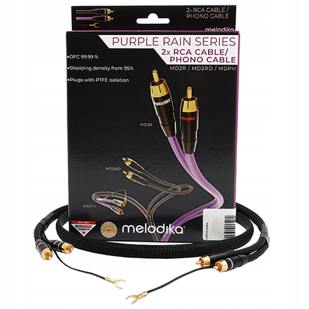 Melodika MDPHD30 kabel gramofonowy phono 2xRCA 3.0 m