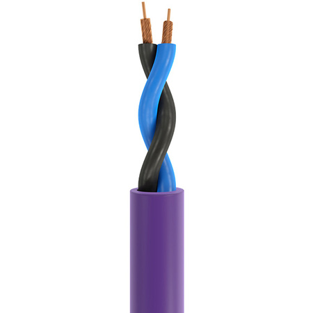Melodika MDSC4040 Purple Rain kable głośnikowe OFC, 2x4.0mm², banany, 2x4.0m