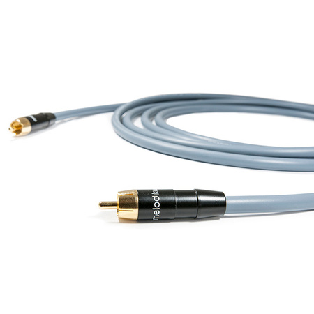 Kabel RCA do subwoofera Melodika MDSW250G Gunmetal Edition 25,0m