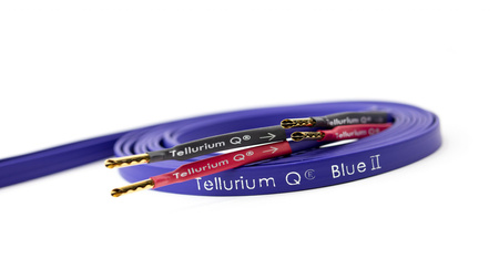 Tellurium Q Blue II Speaker Cable - kable głośnikowe, banany 2x3.5m