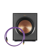 Klipsch R-100SW - subwoofer aktywny 150W + kabel do subwoofera Melodika MDSW70 7m GRATIS