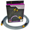 Kabel RCA do subwoofera Melodika MDSW05G Gunmetal Edition 0,5m