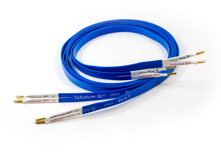 Tellurium Q Ultra Blue II Speaker Cable - kable głośnikowe, banany 2x1.0m