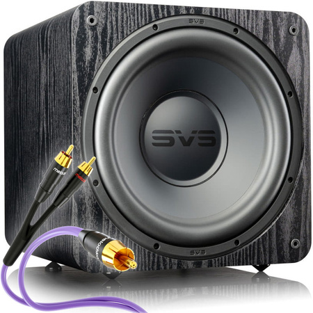 SVS SB-1000 PRO subwoofer aktywny 325W Black Ash (czarny) + Kabel Melodika MDSWY30 3m GRATIS