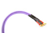 Melodika MDSC4075S Purple Rain kable głośnikowe OFC, 2x4.0mm², widełki, 2x7.5m