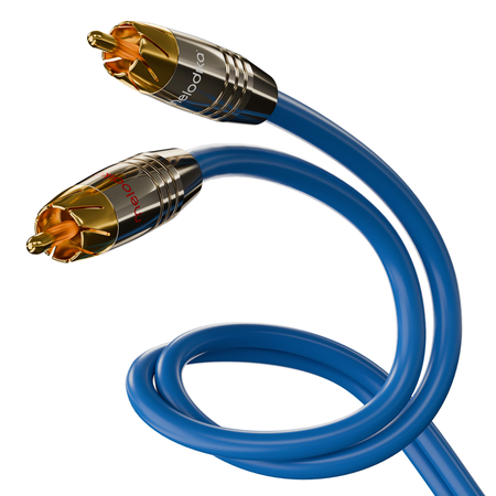 Melodika SB2R70 Sky Blue, kabel 2xRCA - 2 RCA 7 m
