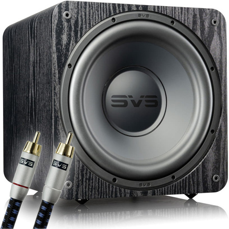 SVS SB-1000 PRO subwoofer aktywny 325W Black Ash (czarny) + Kabel SVS Soudpath RCA 3m GRATIS