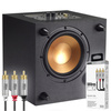 Klipsch R-8SW - subwoofer aktywny 50 W + kabel do subwoofera TECHLINK 2RCA-RCA 3m w zestawie
