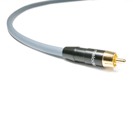 Kabel RCA do subwoofera Melodika MDSW20G Gunmetal Edition 2,0m