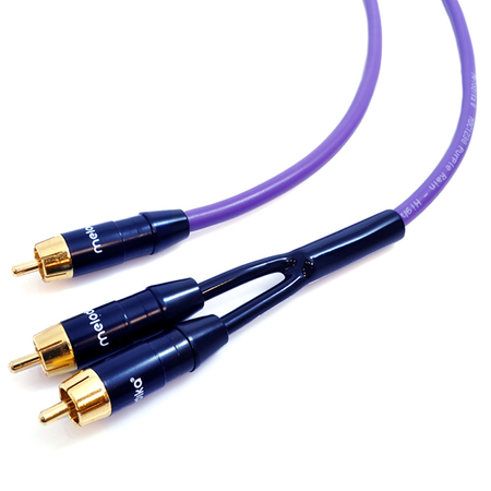 Kabel do subwoofera RCA - 2 RCA typu Y Melodika MDSWY20 2,0m