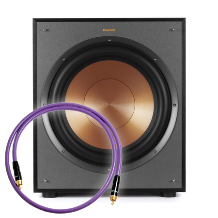 Klipsch Reference R-120SW - subwoofer aktywny 200W + kabel do subwoofera Melodika MDSW30 3m GRATIS