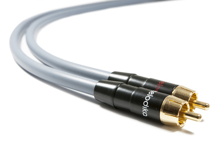 Kabel Audio Cinch 2 RCA - 2 RCA Melodika MD2R05G Gunmetal Edition 0,5m