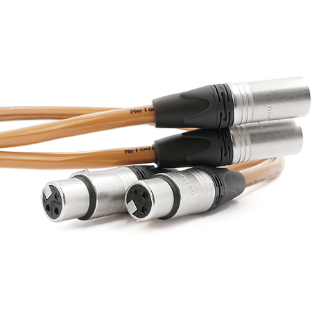 Kabel Interkonekt 2XLR - 2XLR Melodika BS2X12 Brown Sugar 1.25m OUTLET