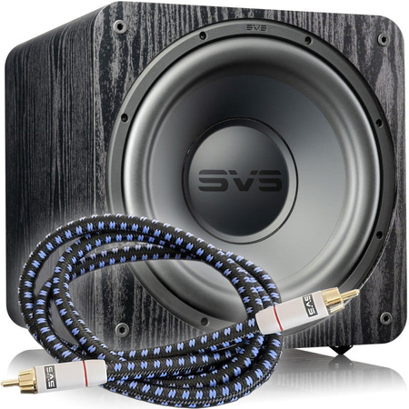 SVS SB-1000 PRO subwoofer aktywny 325W Black Ash (czarny) + Kabel SVS Soudpath RCA 3m GRATIS