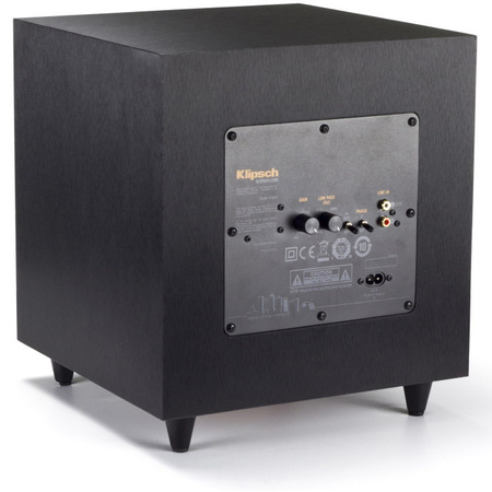 Klipsch R-8SW - subwoofer aktywny 50 W + kabel do subwoofera TECHLINK 2RCA-RCA 3m w zestawie