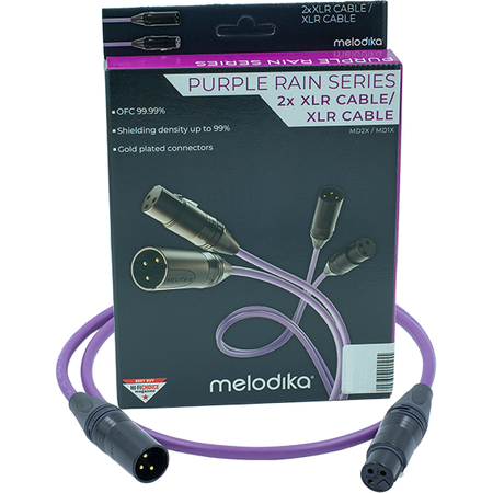 Kabel Interkonekt XLR - XLR Melodika MD1X05 0.5 m