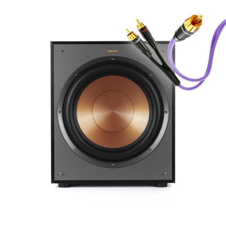 Klipsch Reference R-120SW - subwoofer aktywny 200W + kabel do subwoofera Melodika MDSWY40 4m GRATIS