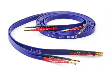 Tellurium Q Blue II Speaker Cable - kable głośnikowe, banany 2x3.5m