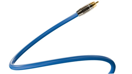 Kabel do subwoofera Melodika SBSW80 Sky Blue 1xRCA - 1xRCA 8.0m