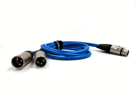 Kabel interkonekt Melodika Sky Blue SB2X60 XLR - 2 XLR 6.0m