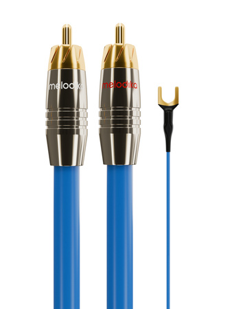 Melodika SBPH07 kabel gramofonowy phono 2xRCA - 2xRCA  0.7 m