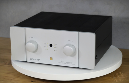 Unison Research Unico 90 srebny - hybrydowy wzmacniacz stereo OUTLET