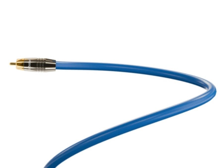 Kabel Coaxial Melodika Sky Blue SBCX05 RCA-RCA 0.5m 