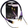 Melodika MDPH07 kabel gramofonowy phono 2xRCA 0.7 m