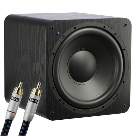 SVS SB-1000 subwoofer aktywny 300W + KABEL DO SUBWOOFERA SVS SOUNDPATH 1xRCA/1xRCA 3M