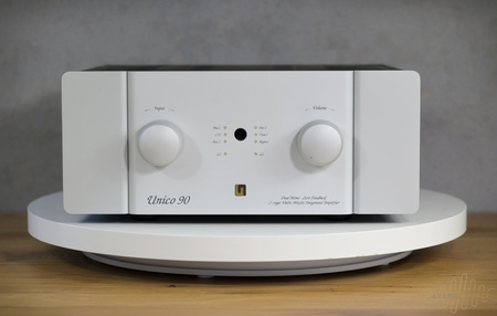 Unison Research Unico 90 srebny - hybrydowy wzmacniacz stereo OUTLET