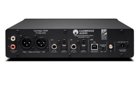 Cambridge DACMAGIC 200M - przetwornik cyfrowo analogowy, czarny