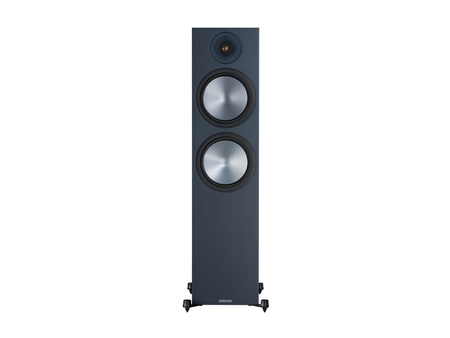 Monitor Audio Bronze 6G 500 Black kolumny podłogowe 2 szt. (para) + Melodika SBSC2530 Sky Blue kable głośnikowe 2 x 3 m