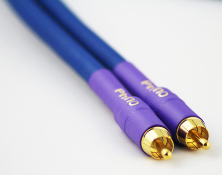 Tellurium Q Blue II Turntable RCA - kable gramofonowe 2x1.0m