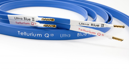 Tellurium Q Ultra Blue II Speaker Cable - kable głośnikowe, banany 2x1.0m