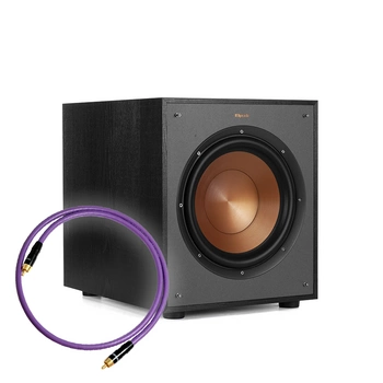 Klipsch R-100SW - subwoofer aktywny 150W + kabel do subwoofera Melodika MDSW70 7m GRATIS