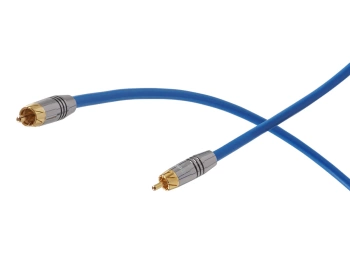 Kabel Coaxial Melodika Sky Blue SBCX05 RCA-RCA 0.5m 