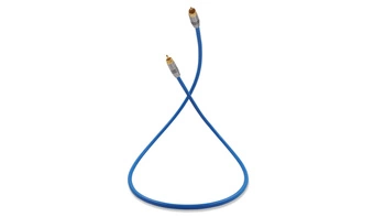 Kabel Coaxial Melodika Sky Blue SBCX07 RCA-RCA 0.75m 
